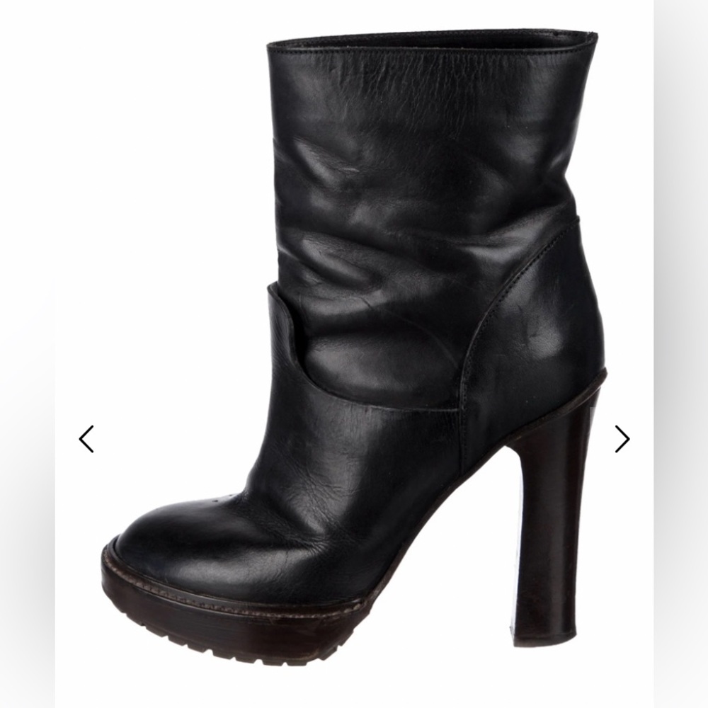 Marni Leather Boots; Color: Black; Women's Size: 6
